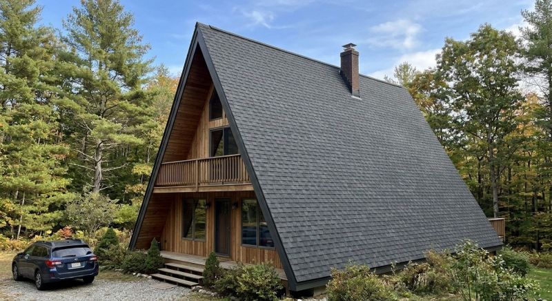 A Frame Roof Installation in Newport, RI