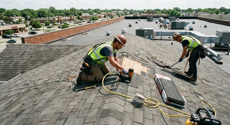 Our team working on Roofing Service projects in Newport, RI