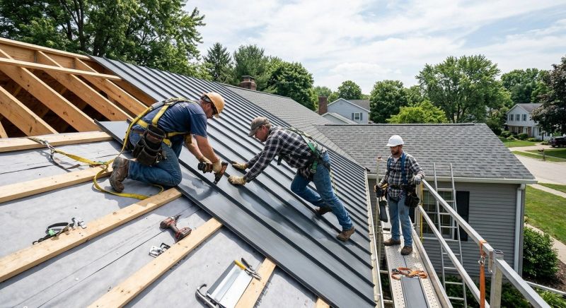 Aluminum Roof Installation in Charlestown, RI