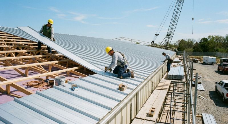Aluminum Roof Installation in East Greenwich, RI