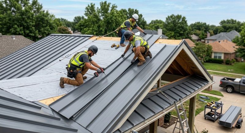 Aluminum Roof Installation in Exeter, RI