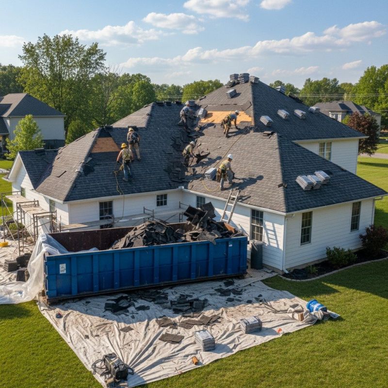 Asphalt Roof Replacement in North Kingstown, RI