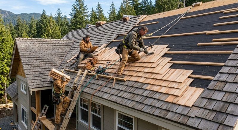 Cedar Roof Installation in Wakefield, RI