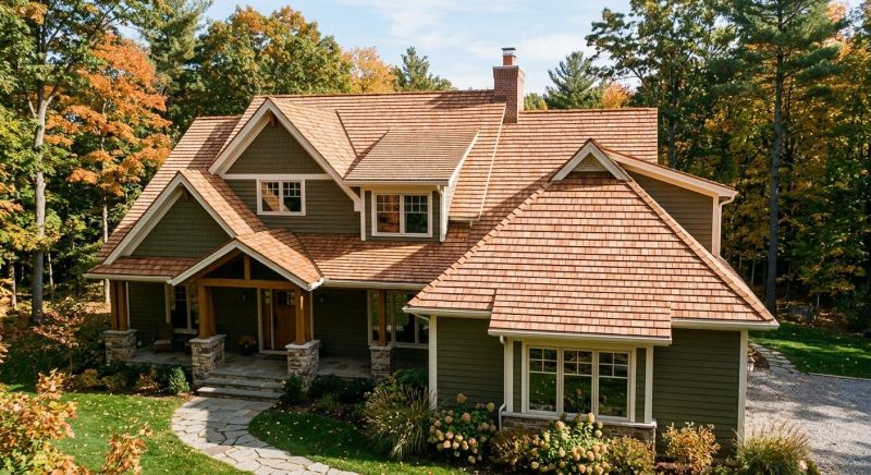 Cedar Roof Installation in Wakefield, RI