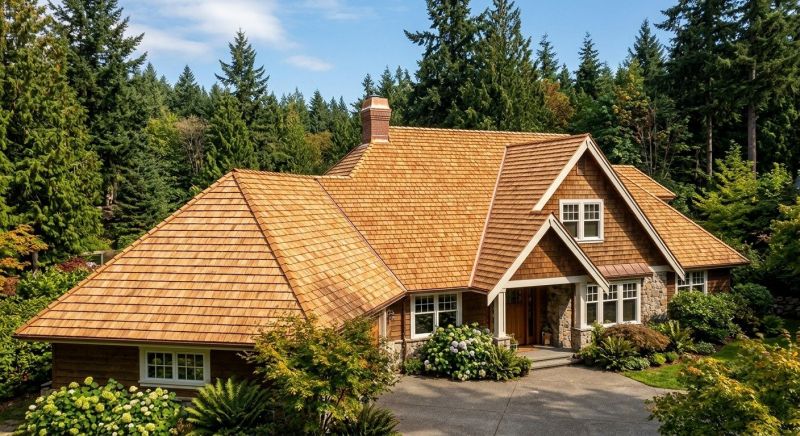 Cedar Roof Installation in Westport, MA