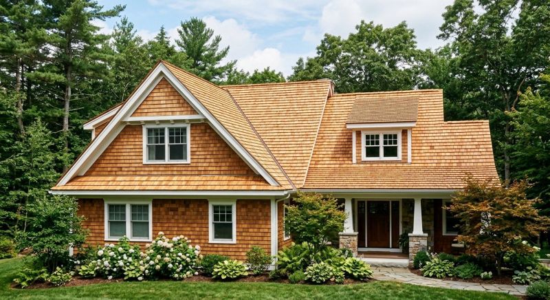 Cedar Shake Roof Construction in Jamestown, RI