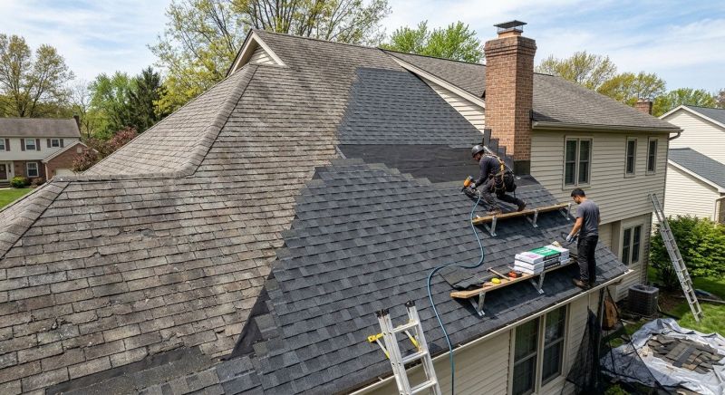 Damaged Roof Replacement in Fall River, MA
