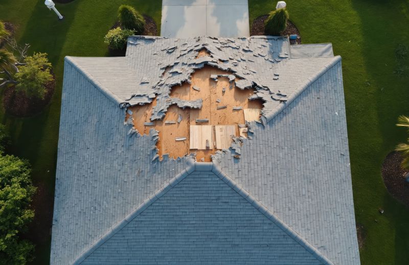 Damaged Roof Replacement in North Dartmouth, MA