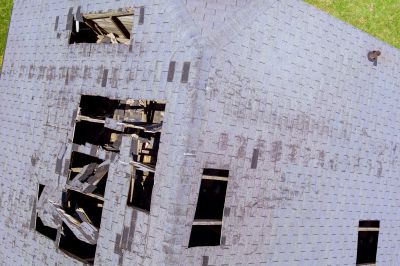 Damaged Roof Replacement in Saunderstown, RI