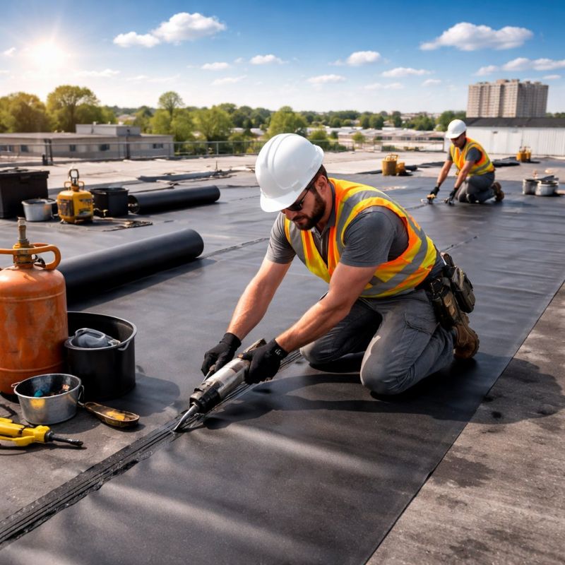 Epdm Roof Installation in Newport, RI