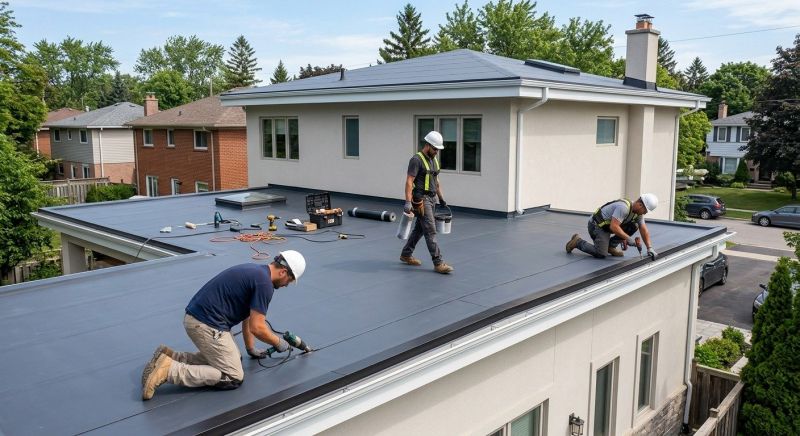 Epdm Roof Installation in Somerset, MA