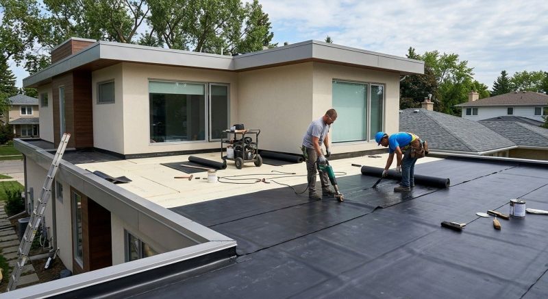 Flat Roof Installation in Coventry, RI