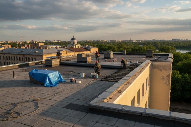 Flat Roof Replacement in Newport, RI