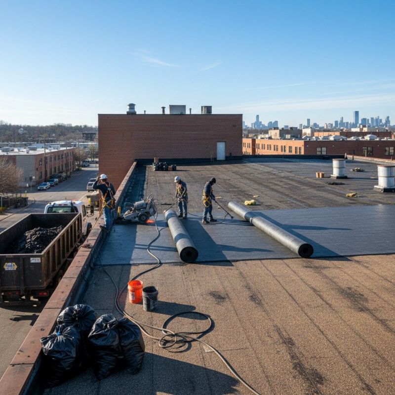 Flat Roof Replacement in Somerset, MA