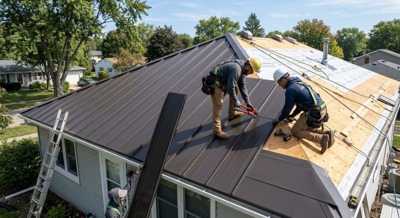 Metal Roof Installation in Tiverton, RI