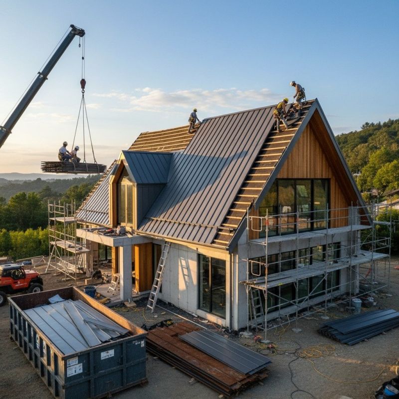 Metal Roof Replacement in East Greenwich, RI