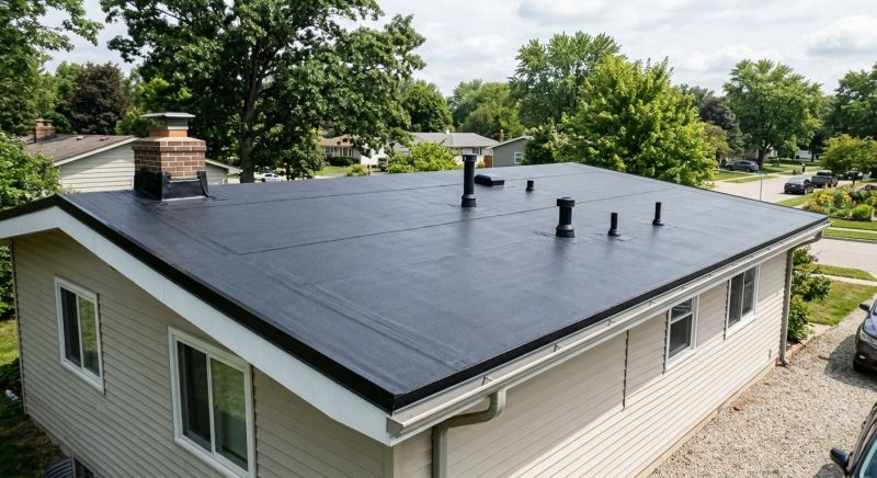 Rubber Roof Installation in Newport, RI
