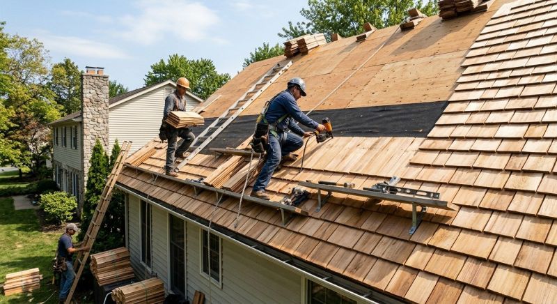Shake Roof Replacement in Warren, RI