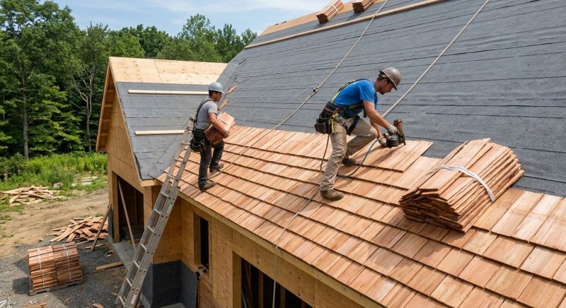 Shake Roof Replacement in Westport, MA