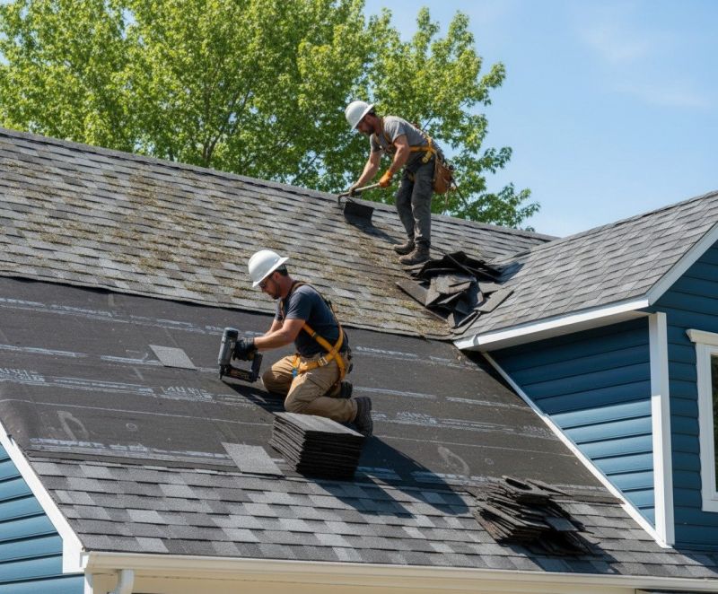 Shingle Roof Replacement in Fall River, MA