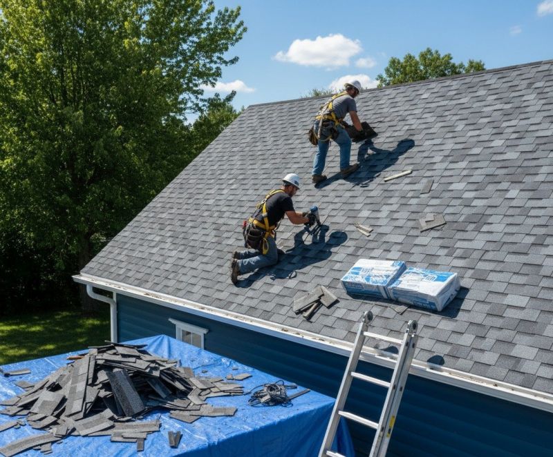 Shingle Roof Replacement in Hope Valley, RI