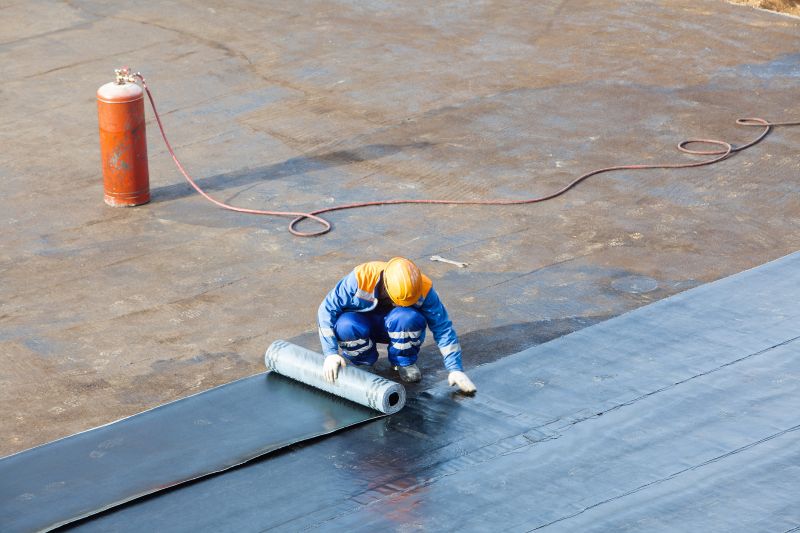 Single Ply Roof Installation in Washington County, RI