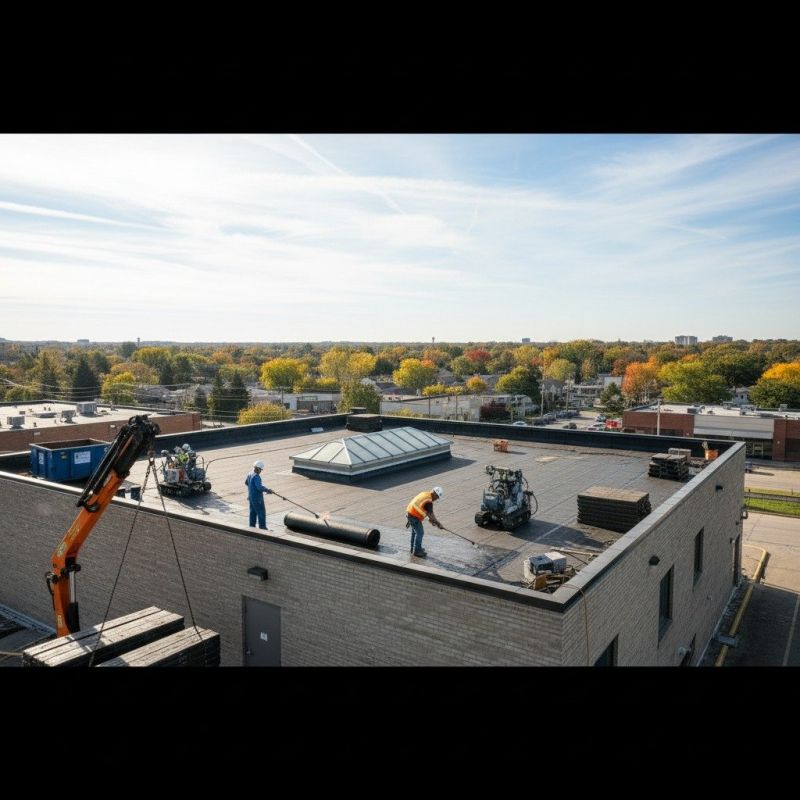 Single Ply Roof Replacement in Jamestown, RI