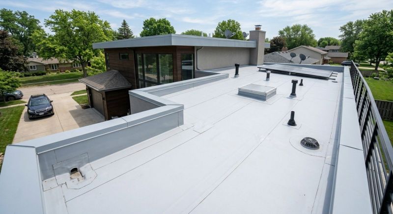 Single Ply Roof Replacement in Jamestown, RI