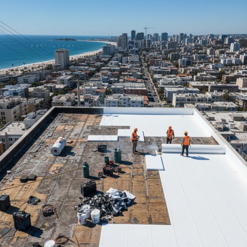 Single Ply Roof Replacement in Washington County, RI