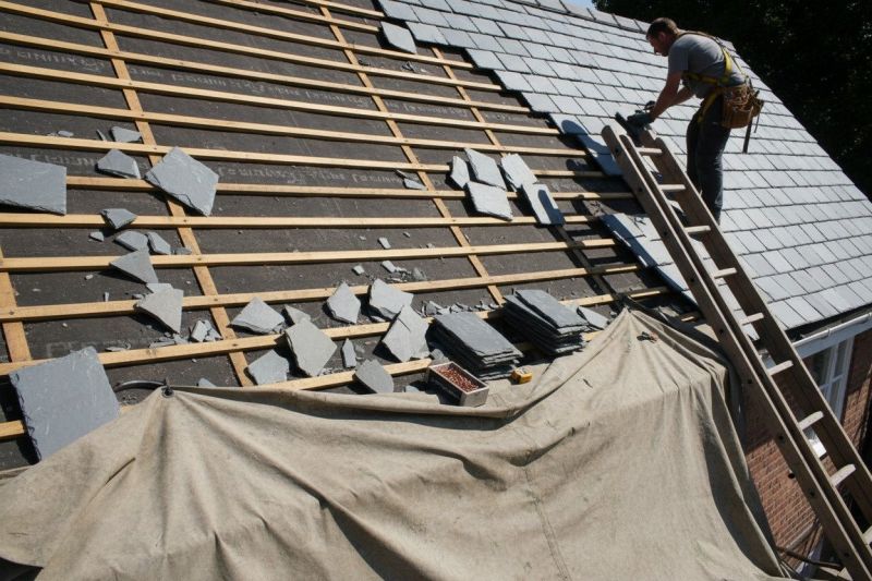 Slate Roof Replacement in Fairhaven, MA