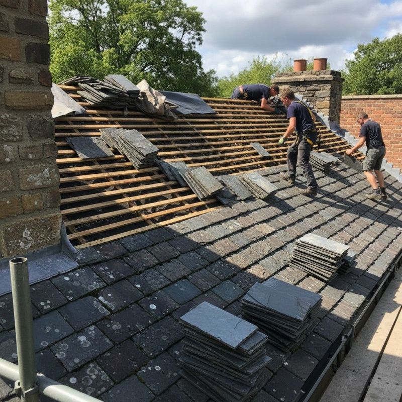 Slate Roof Replacement in Jamestown, RI