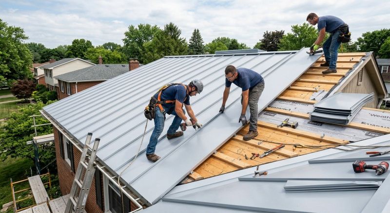 Tin Roof Installation in West Greenwich, RI