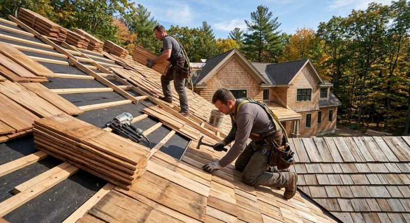 Wood Roofing Installation in Bradford, RI
