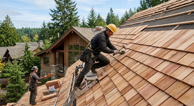 Wood Roofing Installation in Fall River, MA