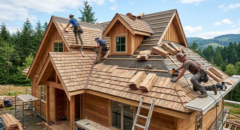 Wood Roofing Installation in Newport, RI