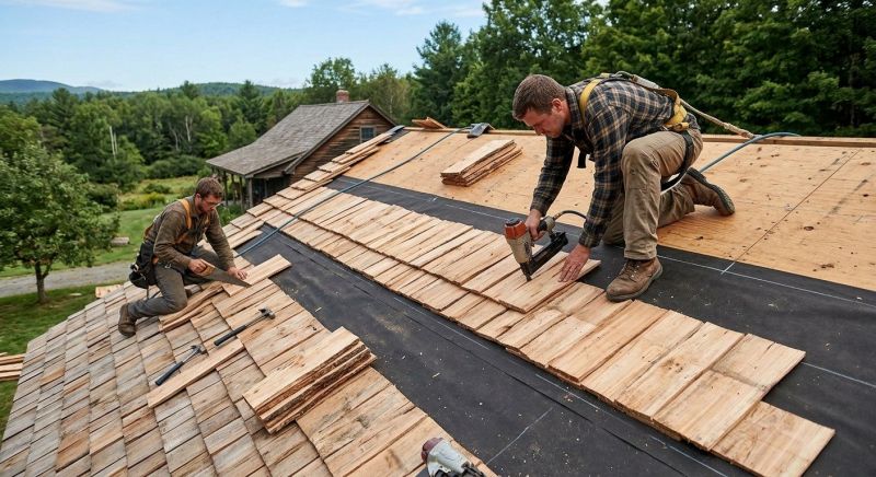 Wood Roofing Installation in Narragansett, RI