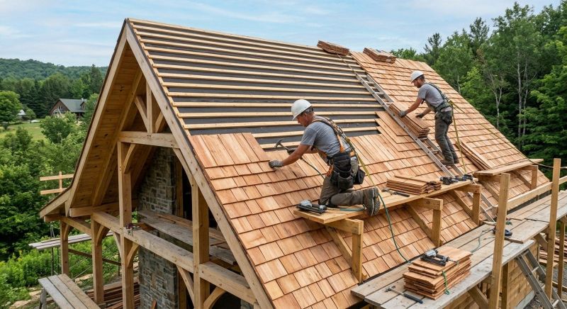 Wood Roofing Installation in South Dartmouth, MA