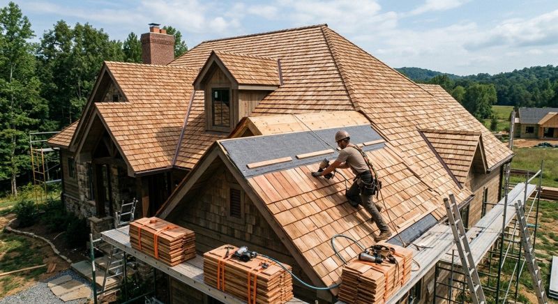 Wood Roofing Installation in West Kingston, RI