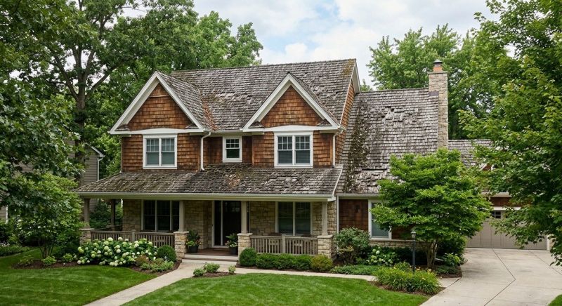 Wood Shake Roof Replacement in Westport, MA
